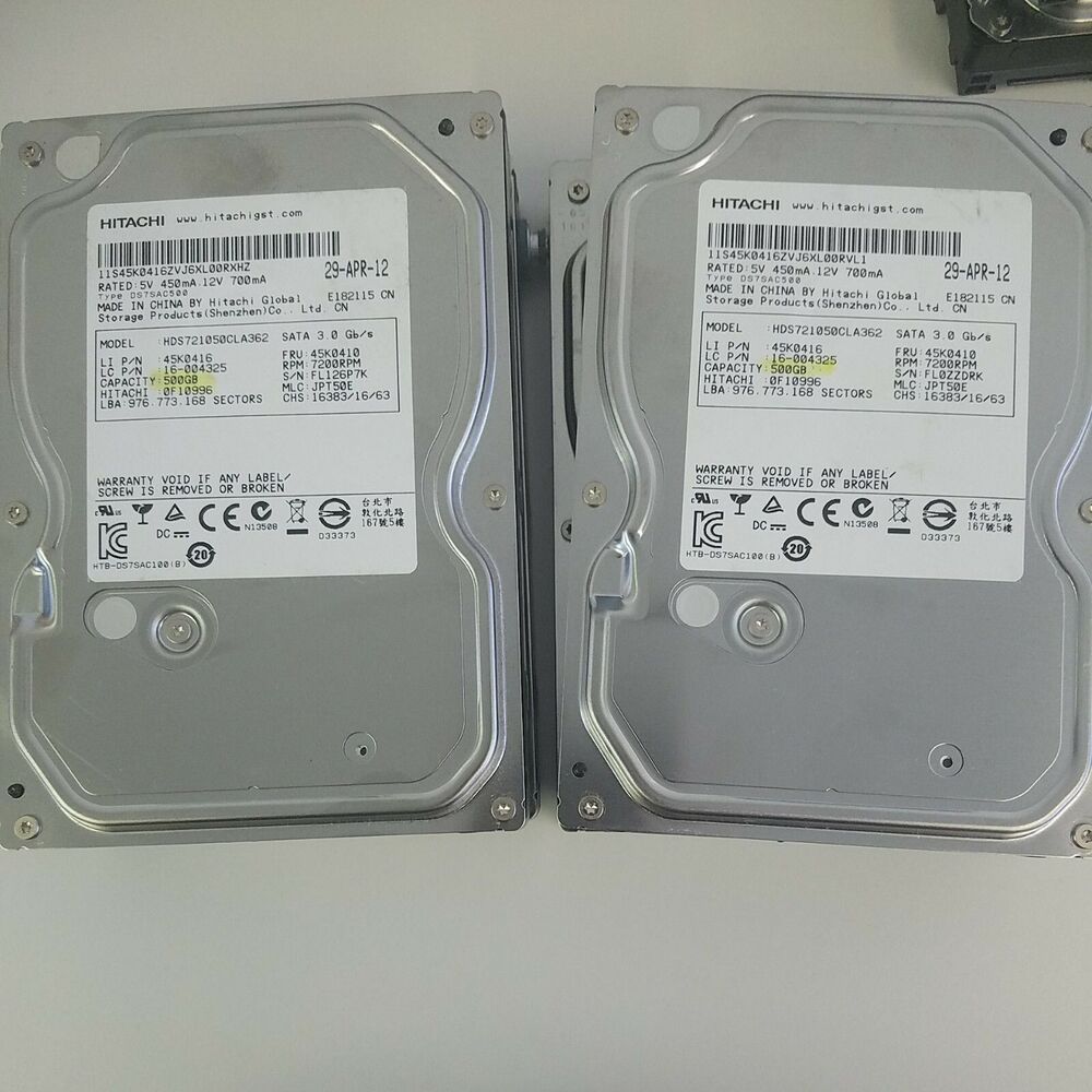 Hitachi Deskstar 7K1000.C HDS721050CLA36 500GB Internal Hard Drive 1 Drive